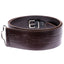 Brown Celtic Swirl Hide Embossed Kilt Belt