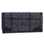Harris Tweed Long Wallet - Green/Black Check