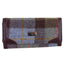 Harris Tweed Long Wallet - Green/Blue Check