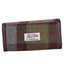Harris Tweed Long Wallet - Green/Blue Check