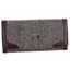 Harris Tweed Long Wallet - Green Herringbone