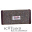Harris Tweed Long Wallet - Grey