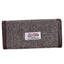 Harris Tweed Long Wallet - Green Herringbone