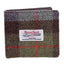 Harris Tweed Classic Gents Wallet - Green/Blue Check