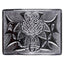 Highland Thistle Kilt Belt Buckle - Chrome Finish