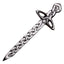 Celtic Knots Sword Kilt Pin - Antique Finish
