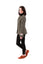 Ladies Harris Tweed Jacket - Grey Check