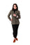 Ladies Harris Tweed Jacket - Grey Check