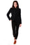 Ladies Fashion Jacket - Navy with Black Watch detail