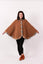 Ladies Kerry Cape - Camel with Thomson Camel trim
