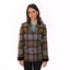 Ladies Harris Tweed Jacket - Maggie Blue/Green Check