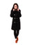 Ladies Duffle Coat in Black