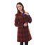 Ladies Harris Tweed 3/4 Length Jacket - Burnt Orange - REDUCED TO CLEAR