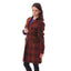 Ladies Harris Tweed 3/4 Length Jacket - Burnt Orange - REDUCED TO CLEAR