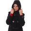 Ladies Duffle Coat in Black