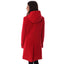 Ladies Duffle Coat in Red