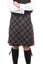 Hebridean Mediumweight 8 Yard Kilt - Bias Front