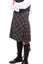 Hebridean Mediumweight 8 Yard Kilt - Bias Front