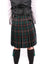 Men's Heavyweight Kilt - 100% Wool, 16oz, 8 Yard  - Bias Front