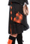 Men's Kilt - 100% Wool, 16oz, 8 Yard  - Black Isle Contrast Kilt