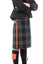 Men's Kilt - 100% Wool, 16oz, 8 Yard  - Tartan Contrast Kilt