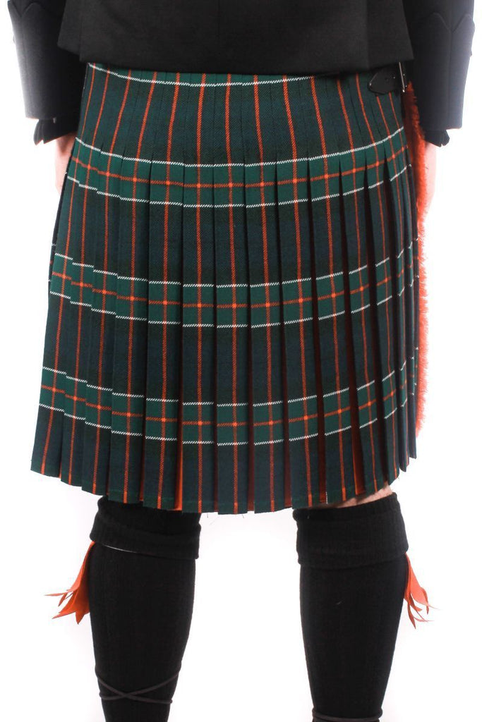 Men's Kilt - 100% Wool, 16oz, 8 Yard  - Tartan Contrast Kilt