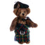 Hand Made Plush Highlander Teddy Bear in 500 Tartans - Made to Order