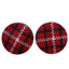 100% Wool Tartan Cufflinks - Made to Order