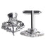 Single Thistle Pewter Cufflinks