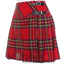 Ladies Acryllic Wool Billie Kilt - Royal Stewart