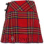 Ladies Acryllic Wool Billie Kilt - Royal Stewart