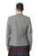 Tweed Argyle Jacket and 5 Button Vest - Light Grey Tweed