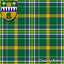 Men's Irish County Crest Tartan Kilt, 5 Yard Mediumweight, Traditionally Hand Stitched