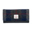 Authentic Scottish Harris Tweed - Envelope Purse - Blue Check