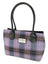 Harris Tweed Large Cassley Handbag in Pink Check