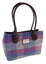 Harris Tweed Large Cassley Handbag in Pink/Purple Check