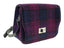 Harris Tweed Small Laggan Mini Bag in Purple Check