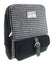 Harris Tweed Large Two Tone Backpack in Black/White Dogtooth
