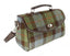 Harris Tweed Calder Satchel Bag - Green/Blue Check