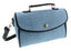 Harris Tweed Calder Satchel Bag - Light Blue Check