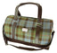 Harris Tweed Clyde Weekend Bag - Green/Blue Check