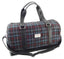Harris Tweed Clyde Weekend Bag - Black/Blue/Red Check