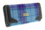 Harris Tweed Long Wallet - Blue/Purple Check