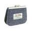 Harris Tweed Clasp Purse - Blue/Grey