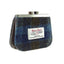 Harris Tweed Clasp Purse - Blue/Brown Check