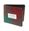 Harris Tweed Classic Gents Wallet - Red/Green Check