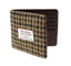 Harris Tweed Classic Gents Wallet - Brown Dogtooth