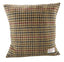 Harris Tweed Square Cushion - Brown Dogtooth