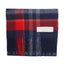Lochcarron 100% Lambswool Scarf - Navy Ranch Plaid