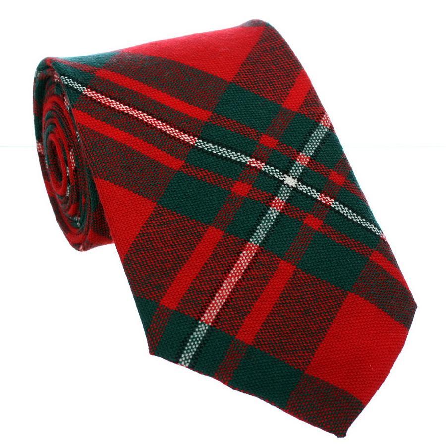 100% Wool Tartan Neck Tie - MacGregor Modern